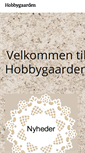 Mobile Screenshot of hobbygaarden.dk